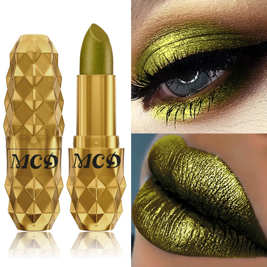 MCD Smoky Green Glitter Shimmer Lip & Eye Pen – Korean Makeup Glitter Lip Shimmer Pen HIP 305 15ml