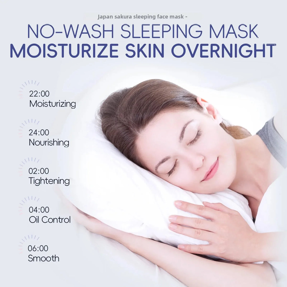 LAIKOU Sakura Overnight Sleeping Mask – Hydrating & Brightening Overnight Sleeping Mask HIP