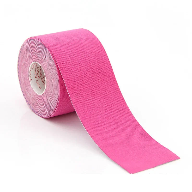 Elastic Face Lift Tape – V Line Jawline & Neck Lifting Face Lifting Tape HIP C741-Pink-1pcs 2.5CMX5M