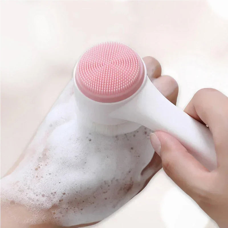 3D Double-Sided Silicone Facial Cleansing Brush | RUZOFO Facial Cleansing Brush HIP