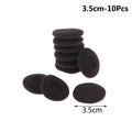 10-Pack Round Foam Ear Pads for Earhook Headphones – 4 Sizes Headphone Ear Pads HIP 3.5cm-10Pcs