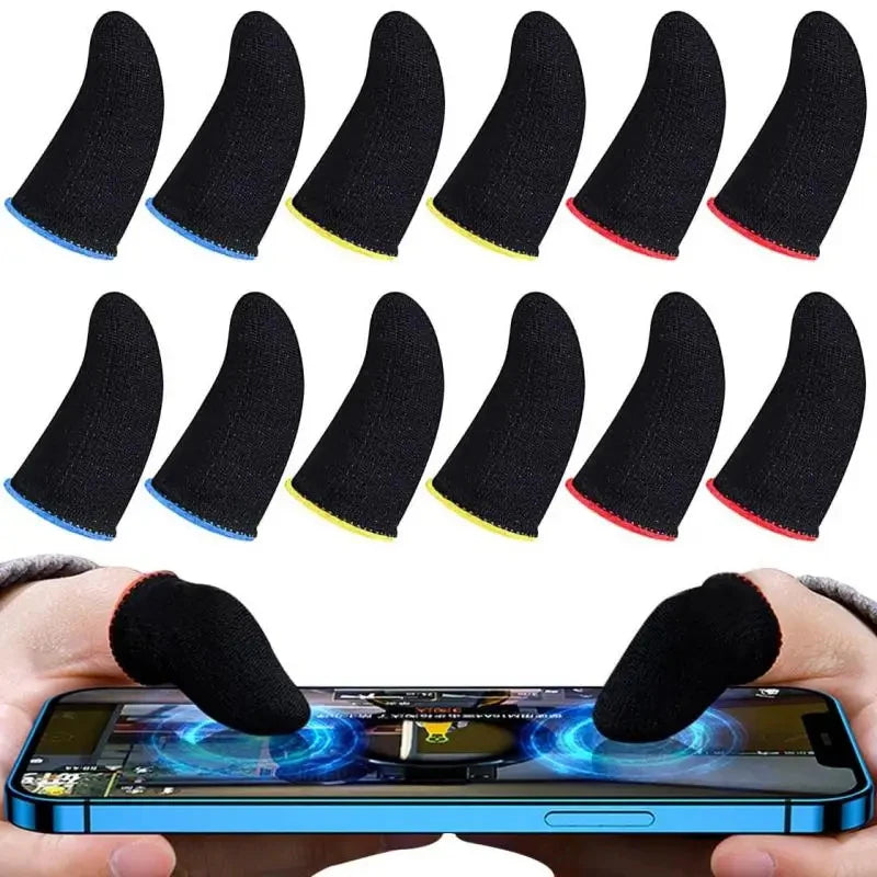 Gaming Fingertip Gloves – Sweatproof Anti-Slip Touch Screen Gaming Finger Gloves HIP