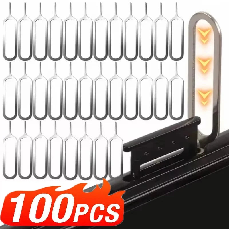 Universal SIM Card Tray Eject Pin Tool – 1/10/50/100 Pack SIM Card Eject Tool HIP