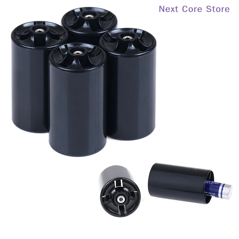 4-Pack AA to D Size Battery Converter Adapter Cases Battery Adapter Case HIP