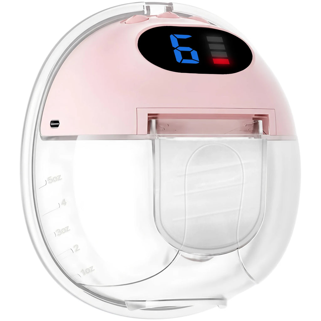 Smart Portable Electric Breast Pump – USB Rechargeable Electric Breast Pump HIP Pink