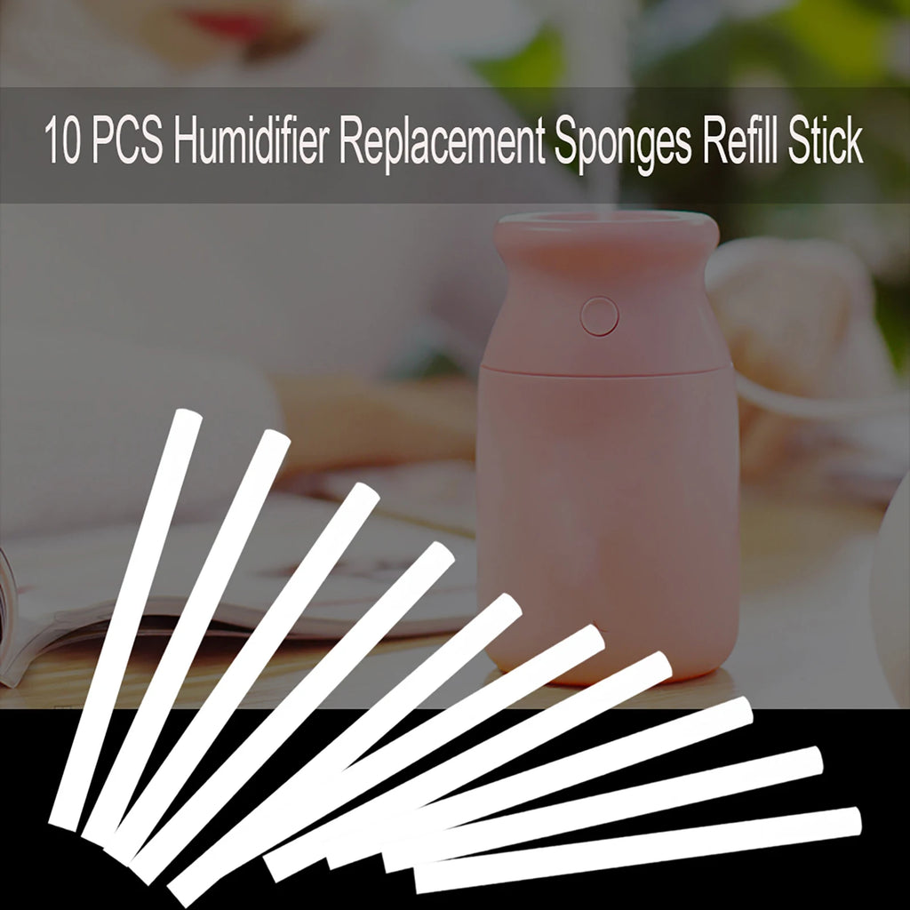 10Pcs Mini Portable Personal USB Humidifier Replacement Sponges Refill Stick HIP