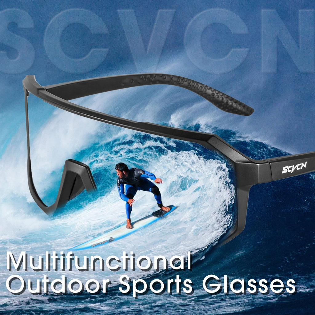 SCVCN UV400 Cycling Sunglasses – Unisex Sports Eyewear Sports Cycling Sunglasses HIP