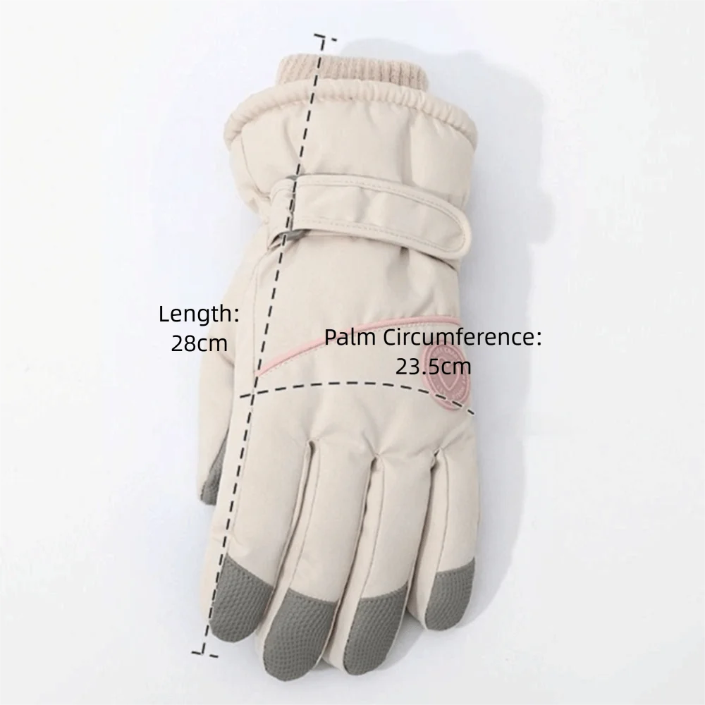 Women's Waterproof Touchscreen Ski Gloves – Thermal Winter Winter Ski Gloves HIP
