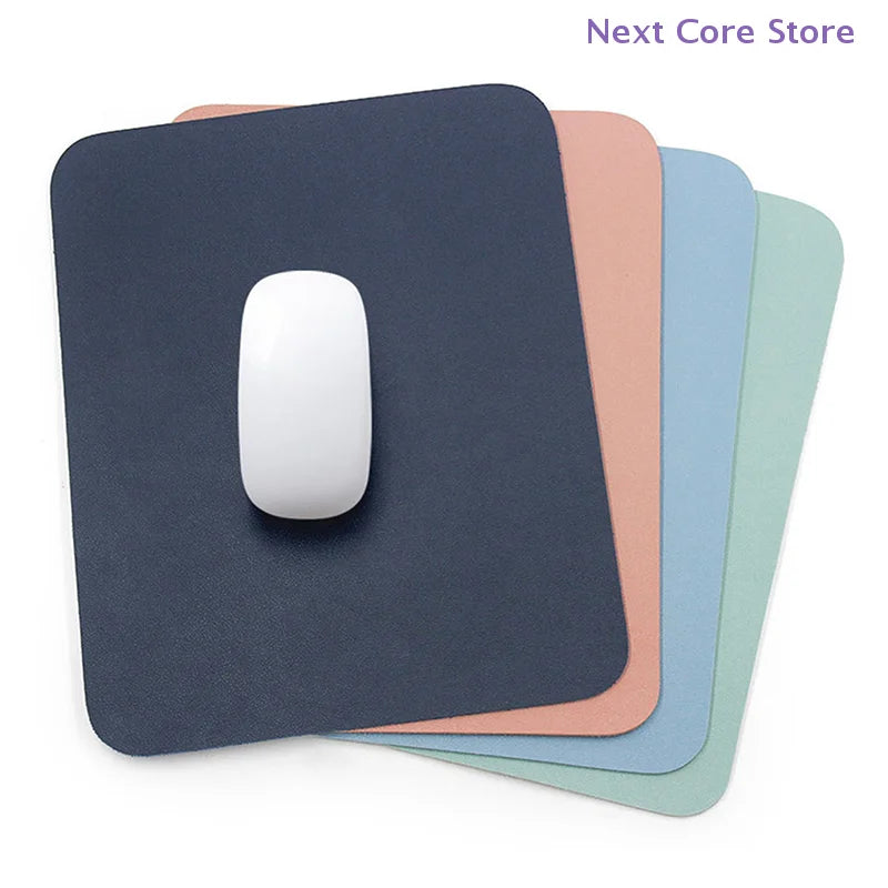 PU Leather Mouse Pad – Anti-Slip Waterproof Desk Mat 25×21cm Desk Mouse Pad HIP