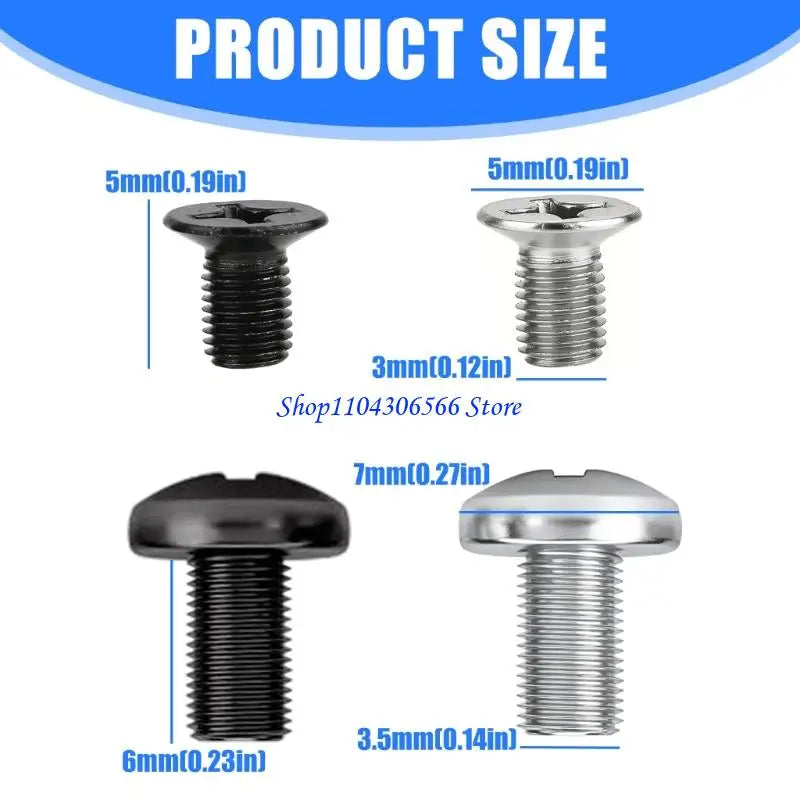 10-Pack Hard Drive Mounting Screws – 2.5" & 3.5" Metal HDD HDD Mounting Screws HIP