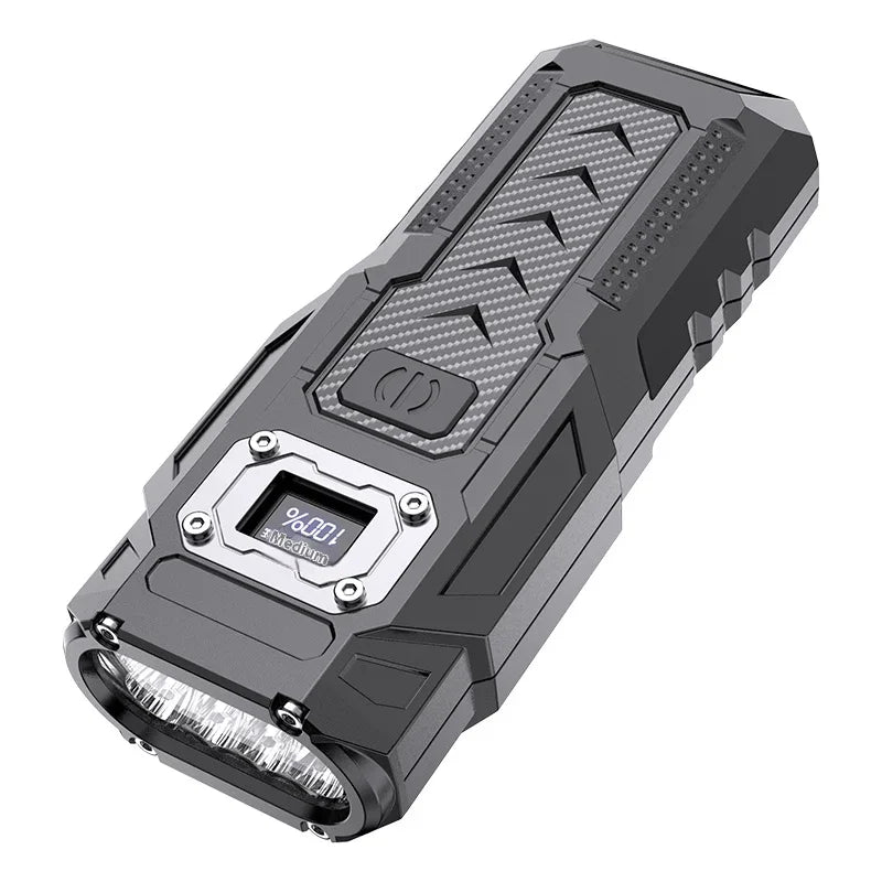 ESMARTER Type-C Rechargeable LED Flashlight – 303M Beam Rechargeable Flashlight HIP BK08