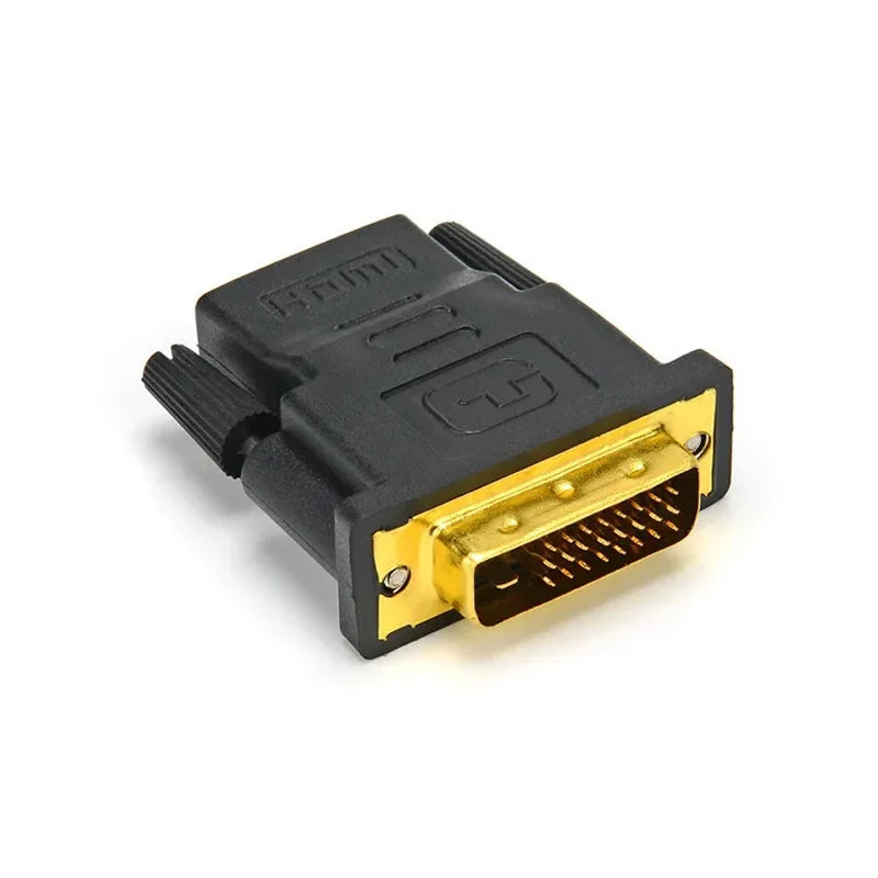 DVI to HDMI Adapter – DVI 24+1 Male to HDMI Female Converter Video Adapter HIP