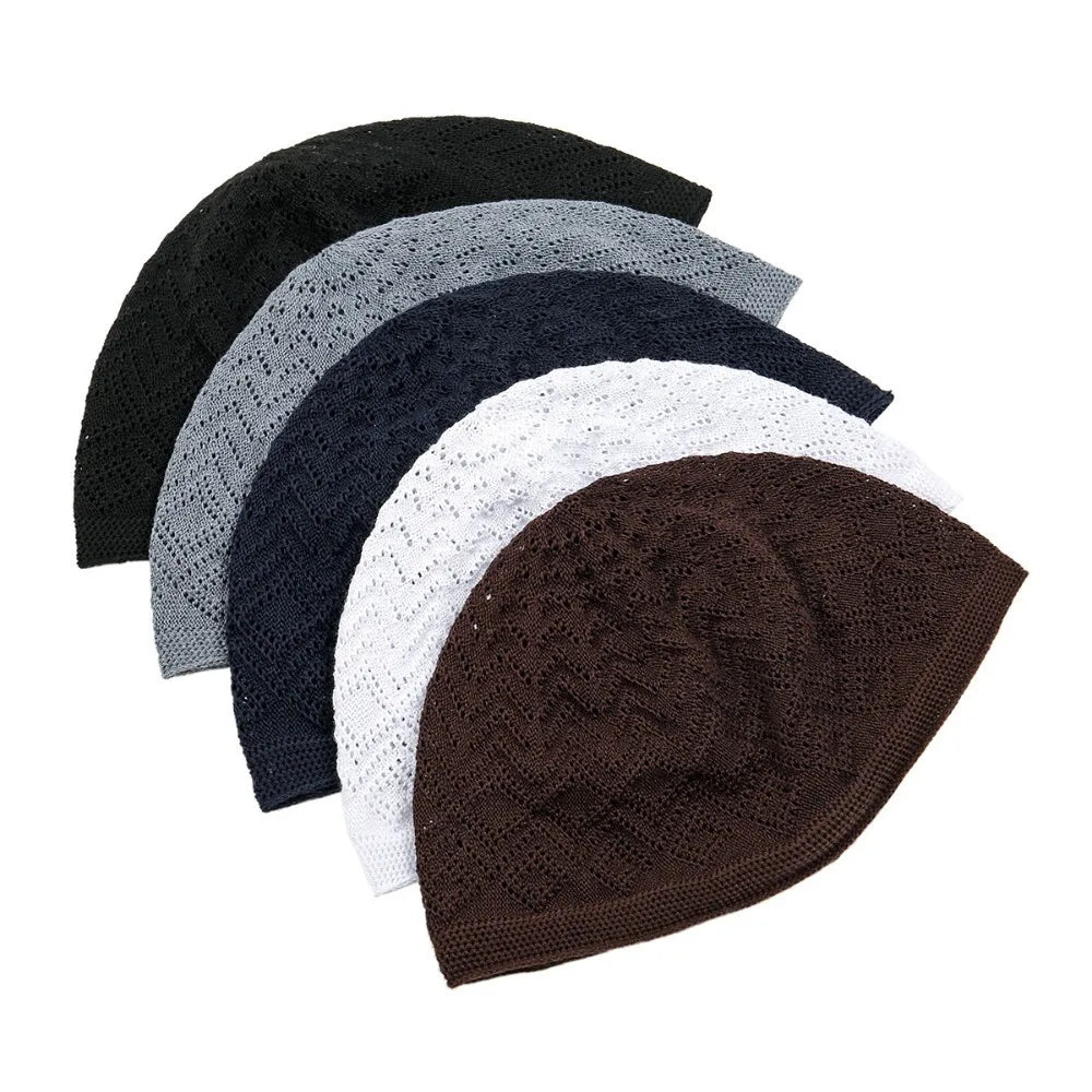 Unisex Knitted Prayer Beanie Cap – Muslim, Jewish & Casual Knitted Prayer Cap HIP