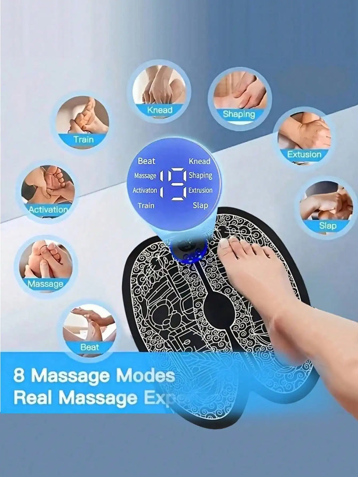 Rechargeable Electric Foot Massager – Circulation & Relax Electric Foot Massager HIP