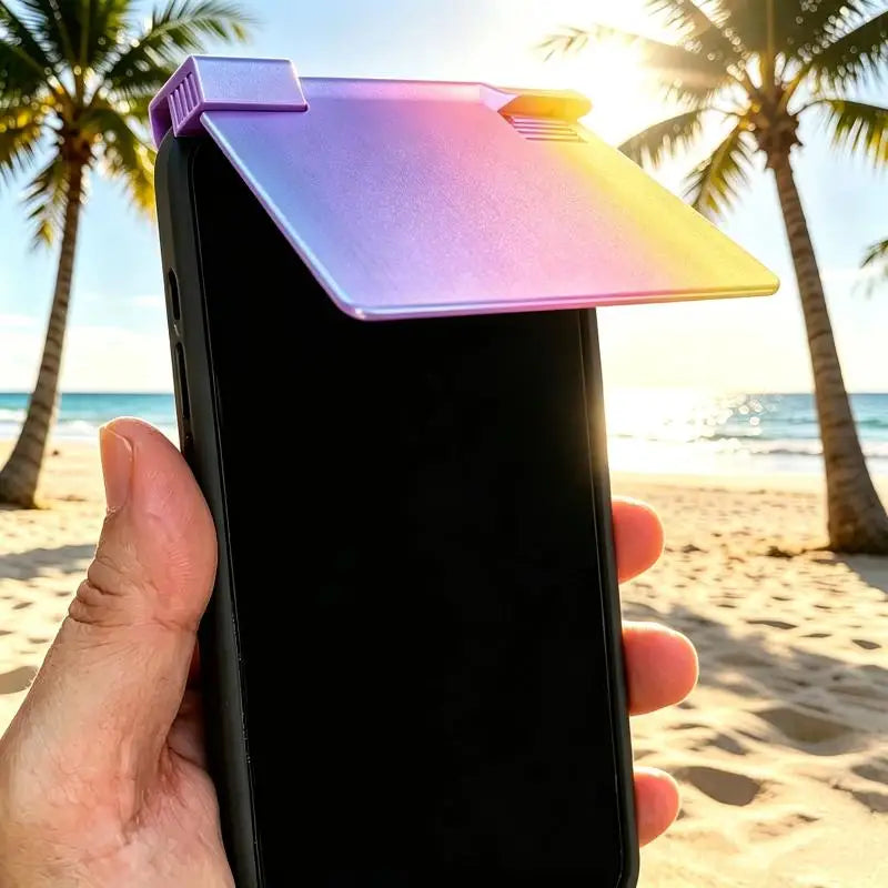 Universal Phone Sun Shade Clip – Anti-Glare Screen Visor Phone Screen Visor HIP Random Multicolor no