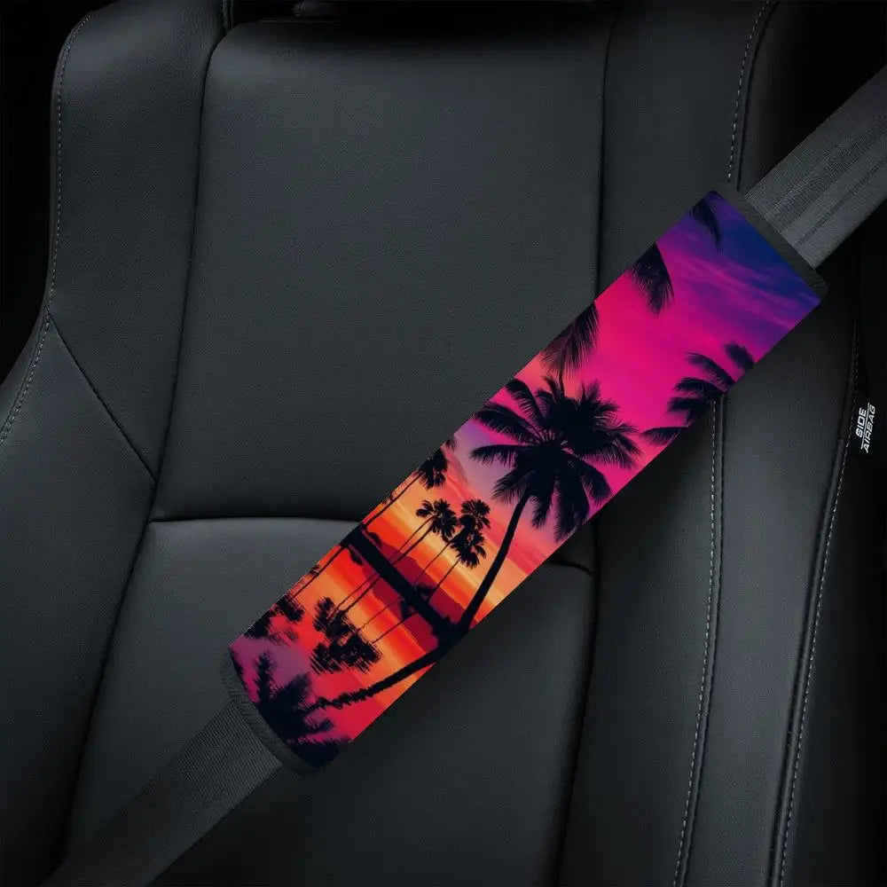 2-Pack Tropical Car Seat Belt Shoulder Pad Cover | Cushion Seat Belt Cover HIP