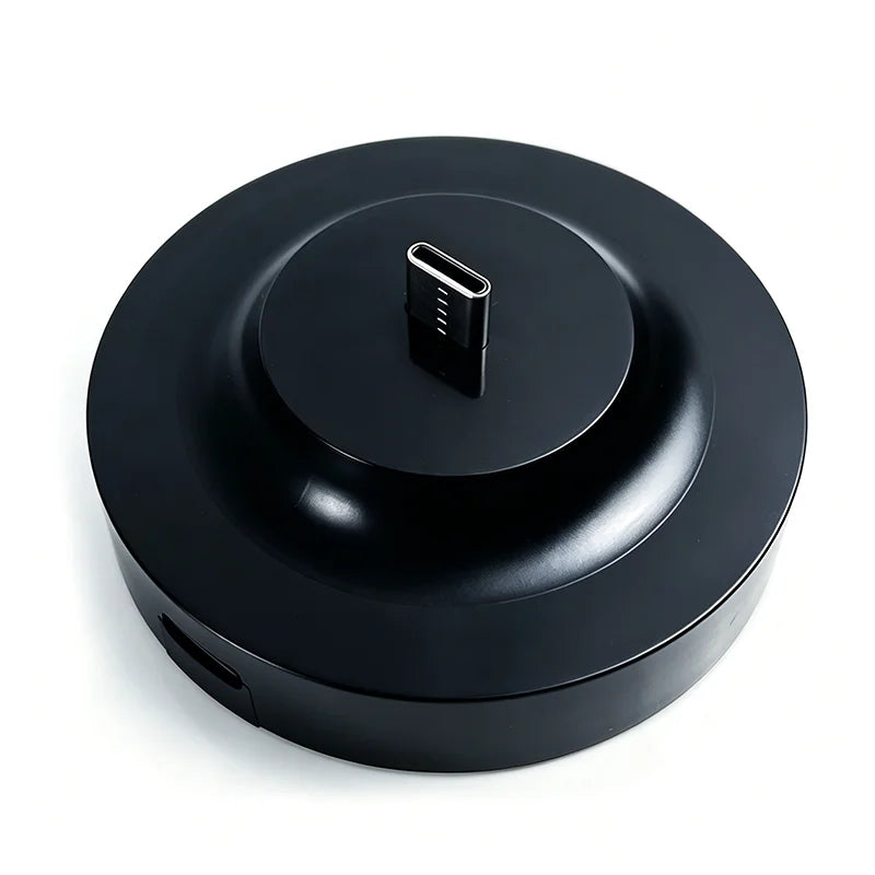 Universal 5V Type-C Shaver Dock Charging Station & Trimmer Stand Shaver Charging Dock HIP Black