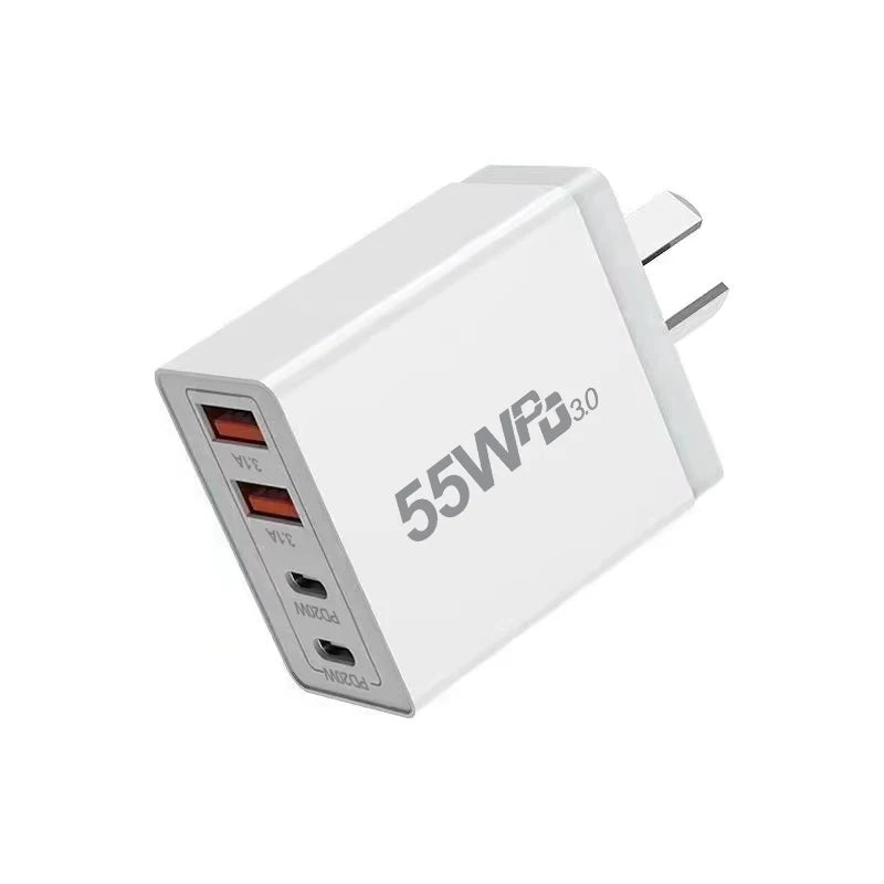 AU Plug 20W–65W USB-C Fast Charger – iPhone, Samsung, Xiaomi USB-C Wall Charger HIP