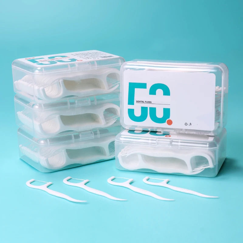 150-Pack Ultra-Fine Dental Floss Picks – Deep Clean | RUZOFO Dental Floss Picks HIP