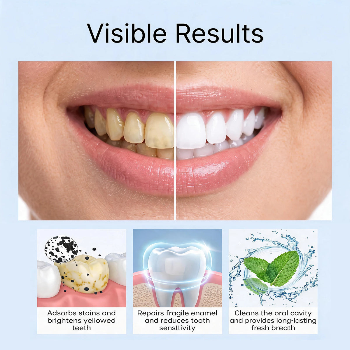 Niacinamide Toothpaste – Stain Remover & Enamel Protection Whitening Toothpaste HIP