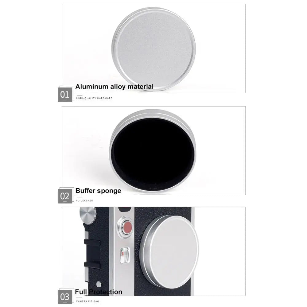 Aluminium Lens Cap Cover for Fujifilm Instax Mini EVO – White Camera Lens Cap HIP