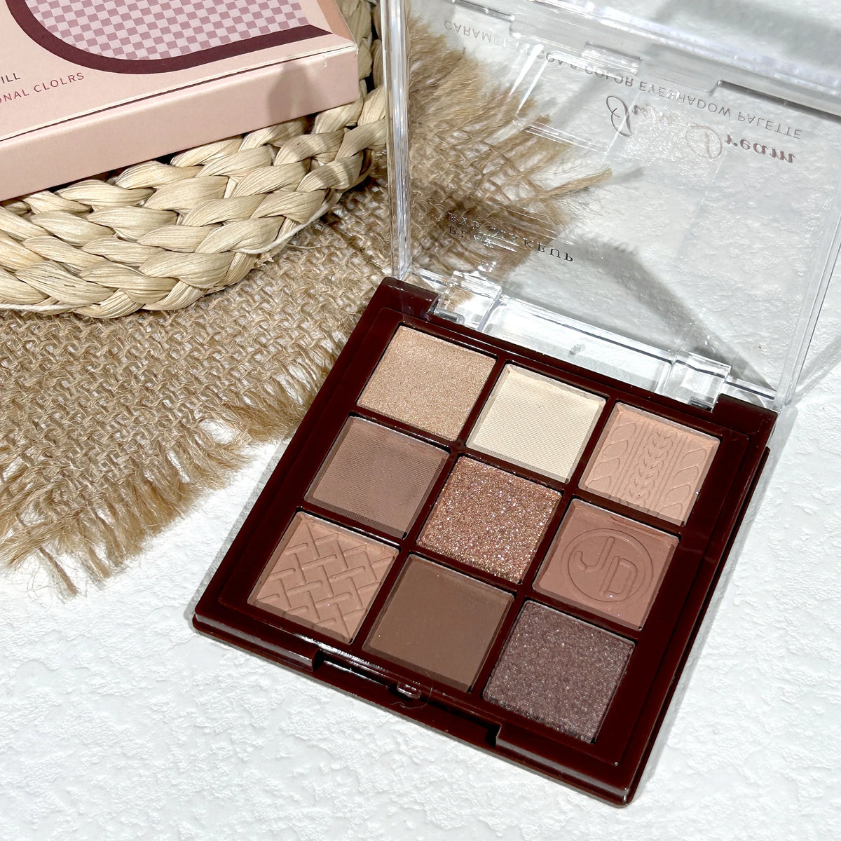 JUJU Dream 9-Shade Brown Earth Eyeshadow Palette – Matte & Shimmer Eyeshadow Palette HIP
