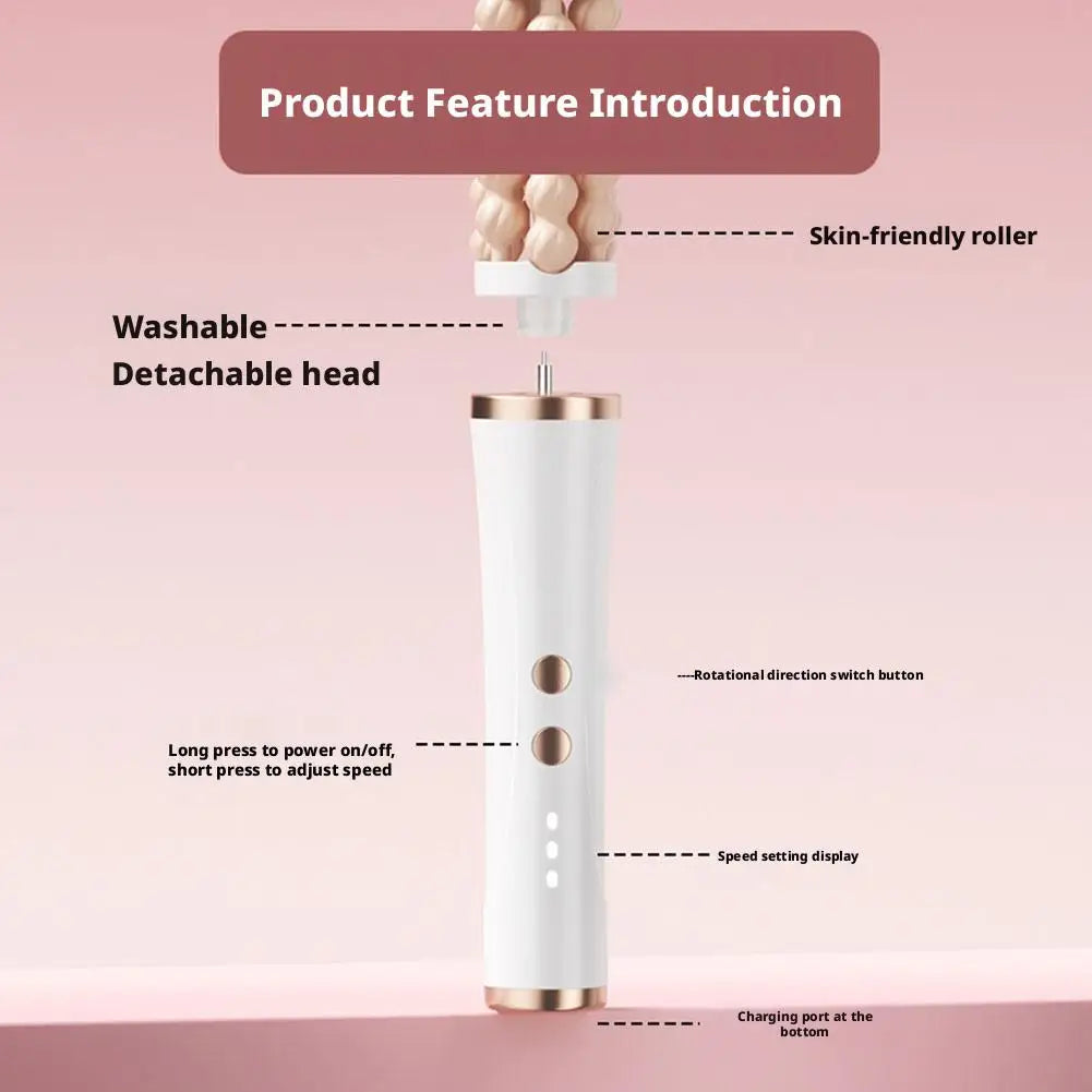 New 3D Wave Roller Rotation Massager Facial Lifting Soothing Treatment Device Skin Tightening Tool Anti Aging Beauty Instrument HIP