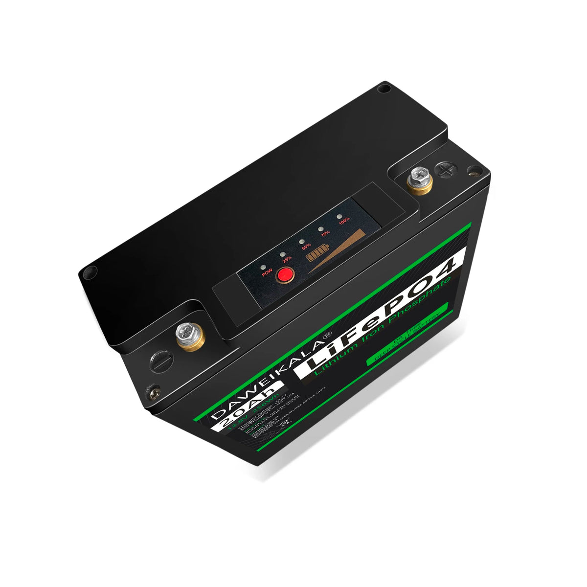 12V 20Ah LiFePO4 Deep Cycle Battery – 30A BMS & Display LiFePO4 Battery HIP