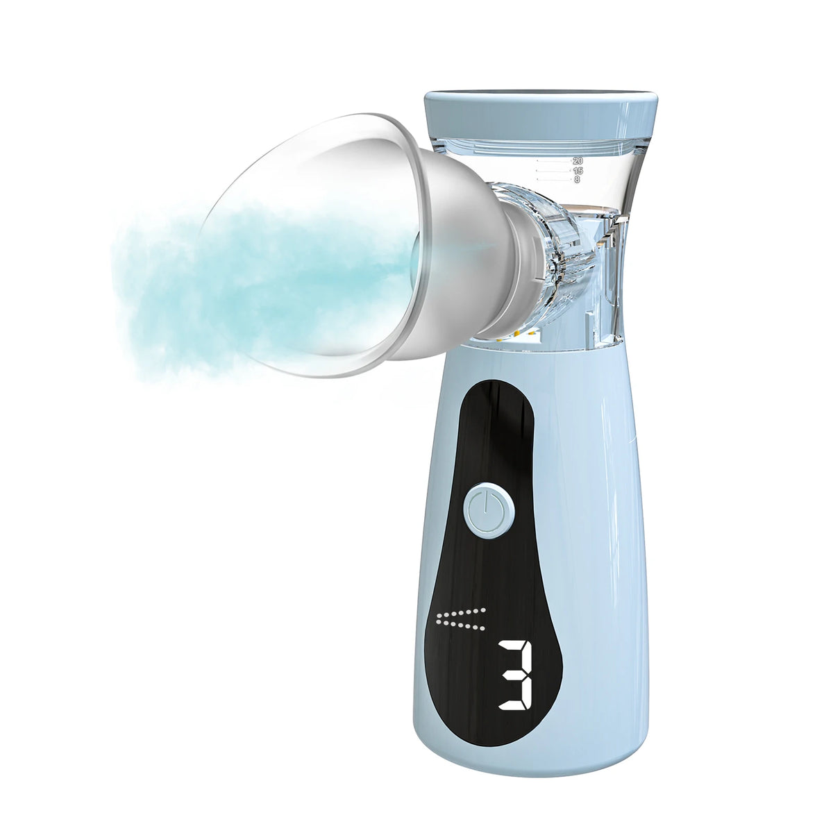 Fireurus Handheld Eye Mist Steamer & Moisturizing Atomizer Eye Mist Steamer HIP Blue No plug