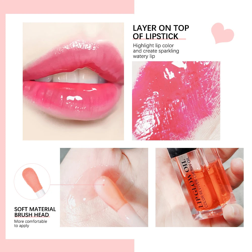 Moisturizing Lip Balm Original Lip Oil Gloss Care of the Lips Benetitnt for Lips Plumping Exfoliating Pink Plumping Gloss Oil HIP