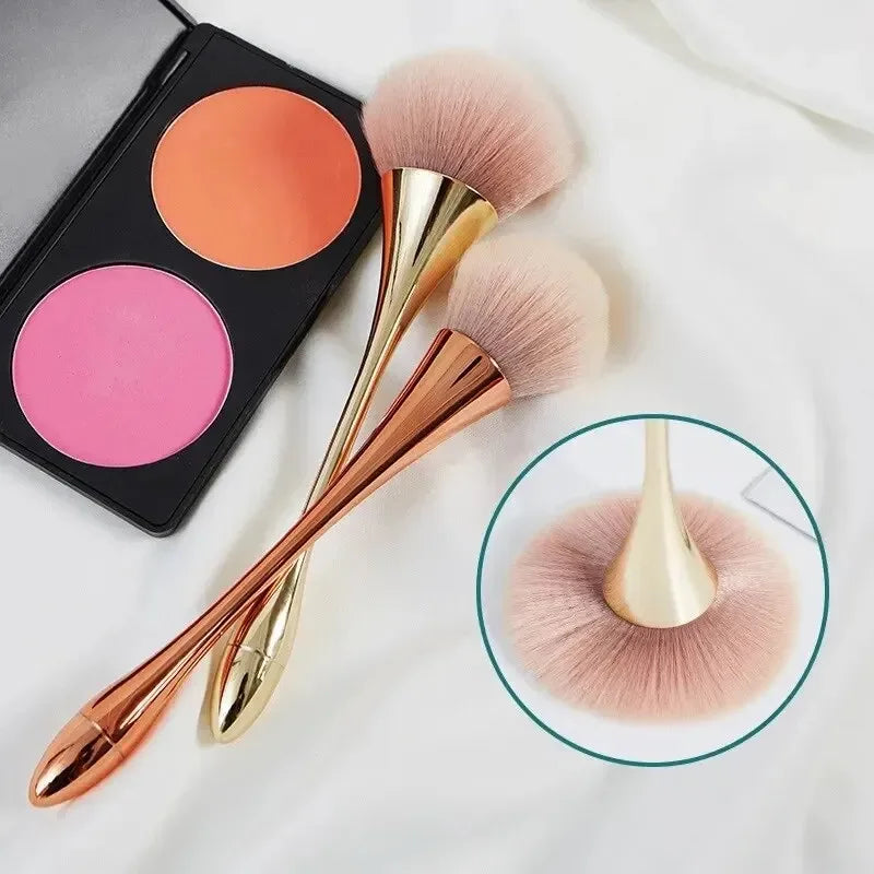RUZOFO Rose Gold Blush Brush – Contour & Highlight Tool Face Makeup Brush HIP