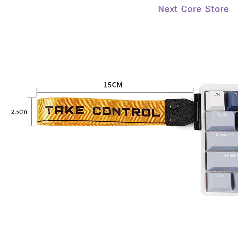 Mechanical Keyboard Ribbon Strap – Nylon PU Magnetic Decor Keyboard Accessory HIP