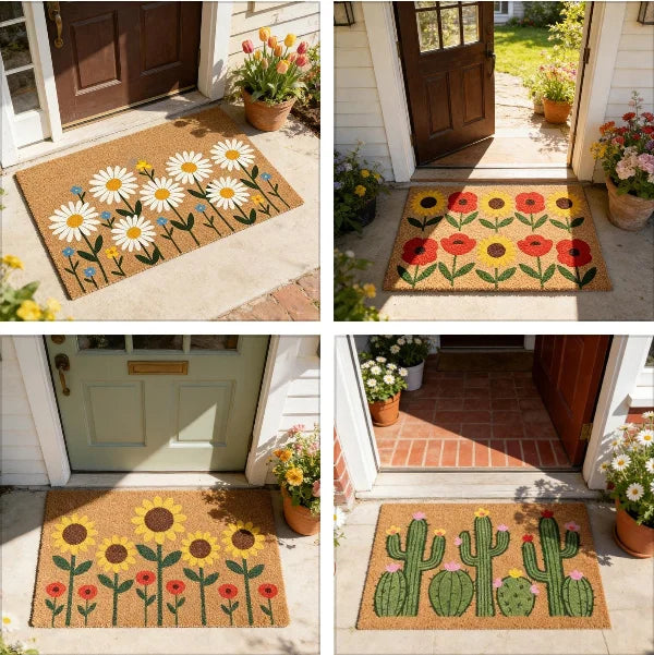 Non-Slip Washable Welcome Doormat – Indoor & Outdoor Rug Entrance Floor Mat HIP