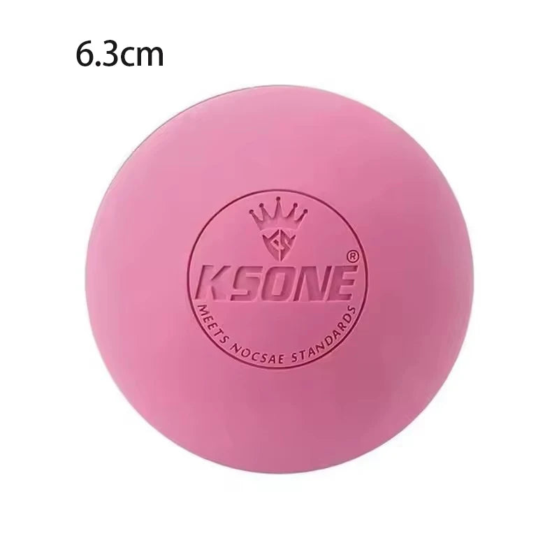 Rubber Fascia Massage Ball – Lacrosse Ball for Yoga & Recovery Fascia Massage Ball HIP 1pink