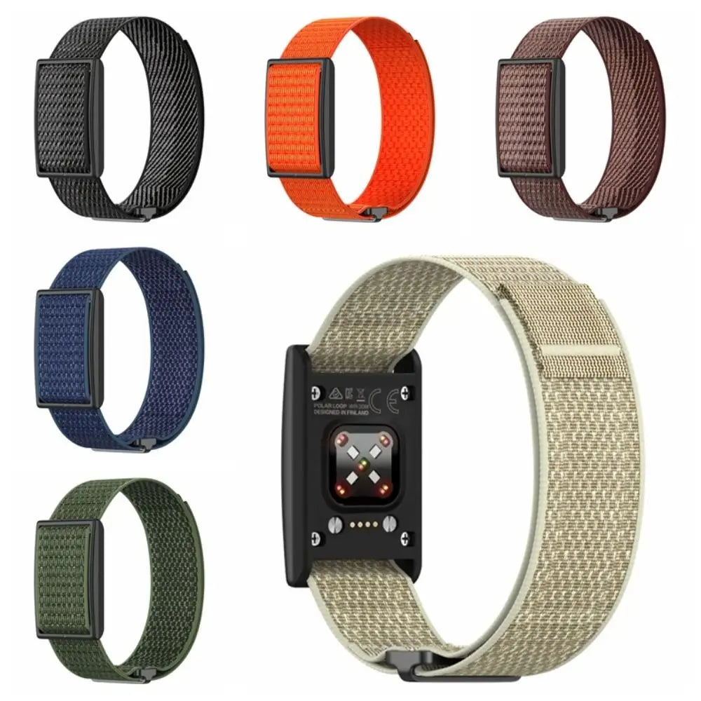 22mm Nylon Sport Band for Polar Loop – Adjustable & Breathable Fitness Tracker Band HIP