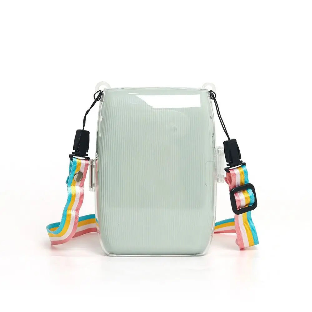 Transparent PC Case + Shoulder Strap for Instax Mini Link 3 Printer Carrying Case HIP
