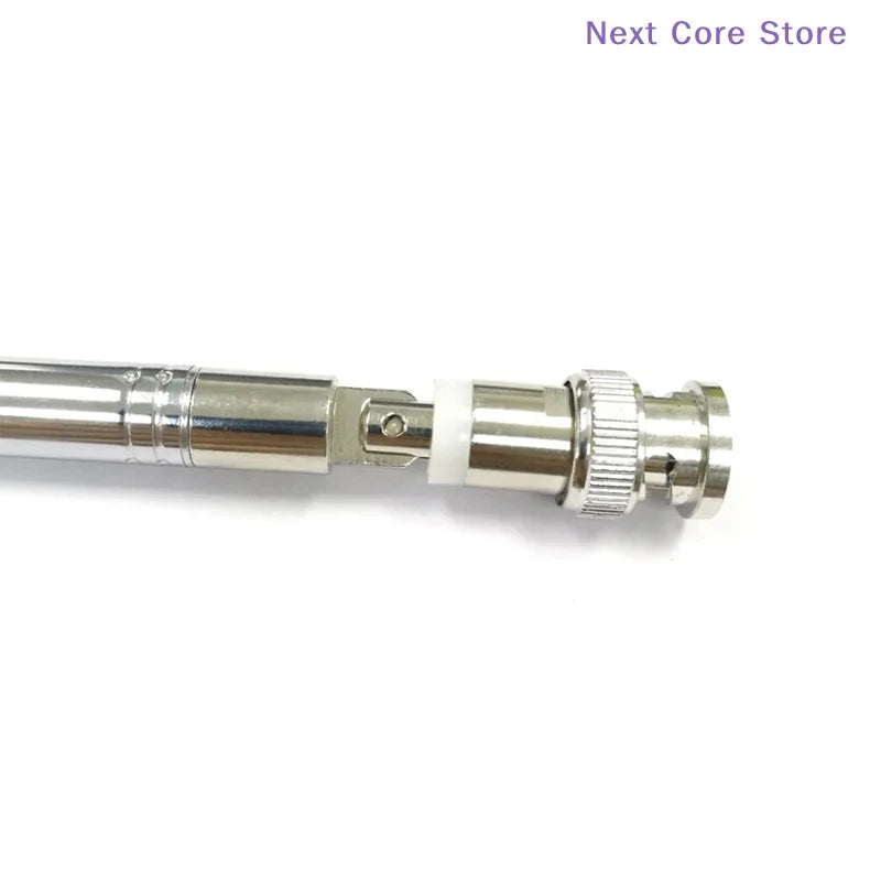 FM Radio Telescopic Antenna BNC Connector 0.7m Stainless Steel FM Radio Antenna HIP