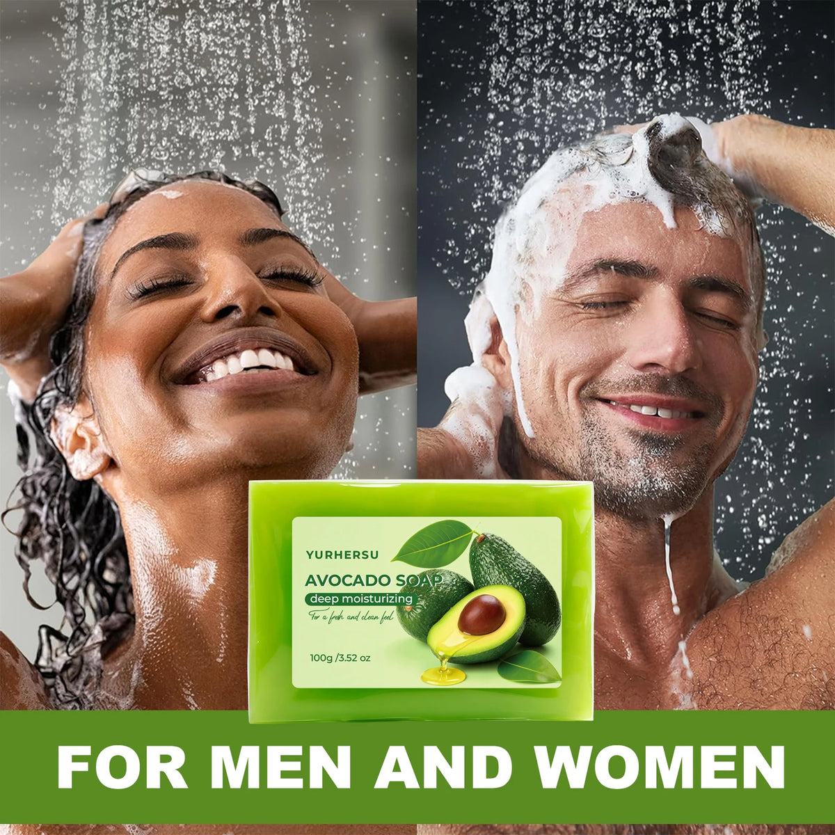 Organic Avocado Extract Soap – Hydrating & Brightening Bar Handmade Soap Bar HIP