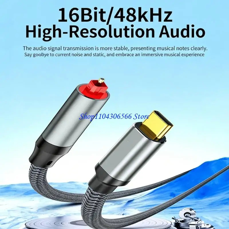 USB-A to S/PDIF Optical Audio Cable 1.5M | Digital Sound Digital Audio Cable HIP
