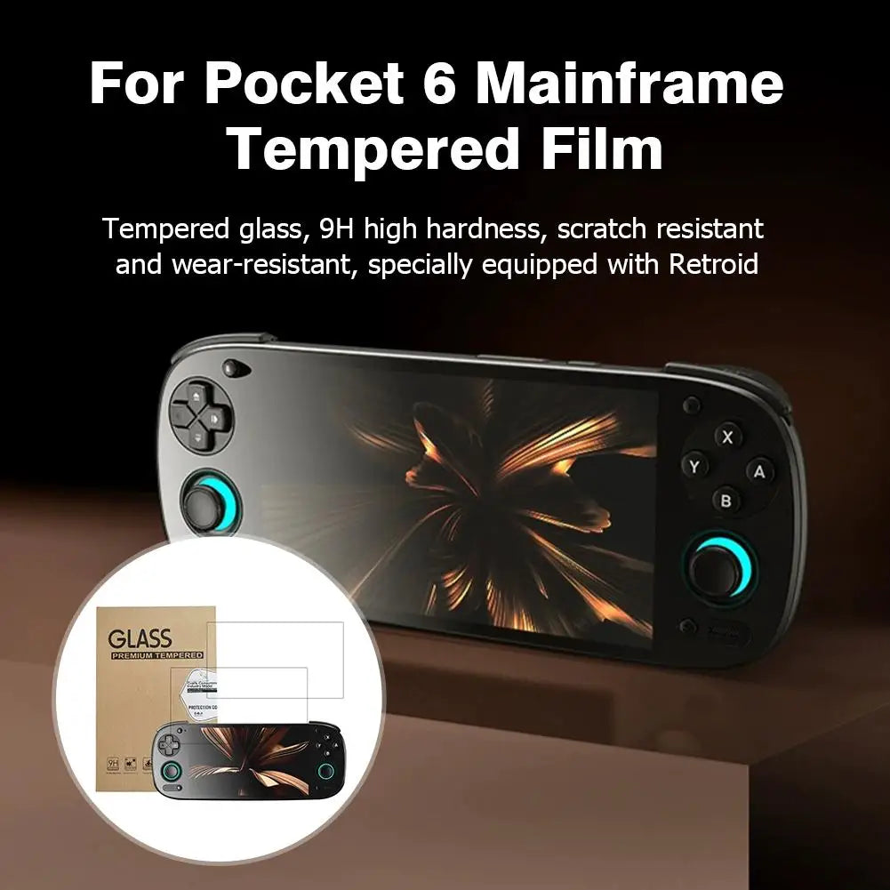 9H Hardness Tempered Glass For Retroid Pocket 6 5.5" Screen Protector Anti Scratch HD Film For Retroid Pocket 6 Game Machine HIP