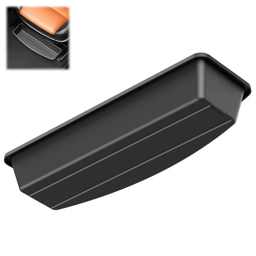 Car Under Seat Storage Tray Pull Out Organizer Box Custom Fit Hidden Drawer Waterproof Car Storage Bin for Umbrella Universal HIP B