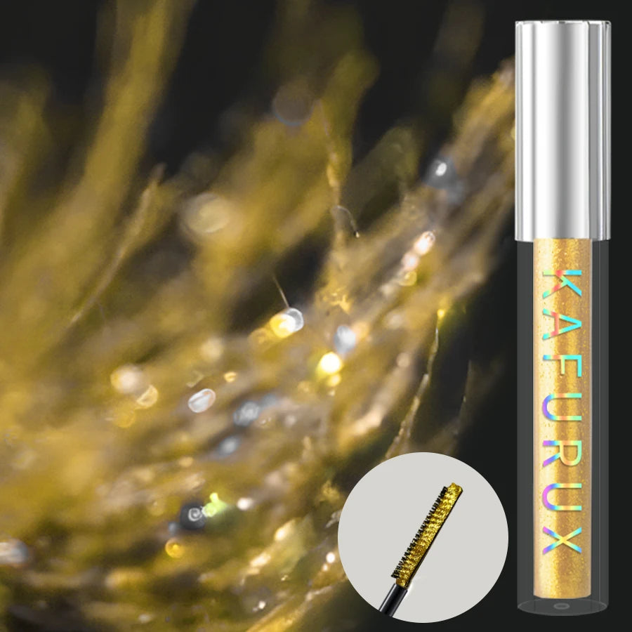 1PC Diamond Mascara Shining Sweet Proof Glitter Eyelashes Quick Dry Lasting Curling Thick Mascara Shimmer Makeup Eye Cosmetics HIP