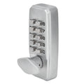Mechanical Password Lock Waterproof Fireproof Zinc Alloy Intelligent Keyless Coded Lock Set for Home Office HIP Silver