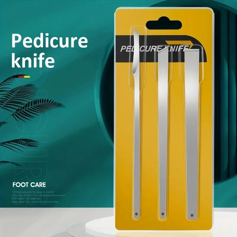 3-Piece Stainless Steel Pedicure Foot Care Tool Set | HIP Pedicure Tool Set HIP