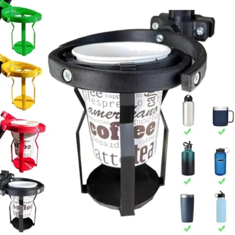 Gyroscopic No-Spill Cup Holder – Self-Leveling Motorcycle Clamp Motorcycle Cup Holder HIP