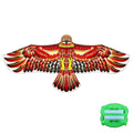 Giant Eagle Kite With 100m kite string Flying Bird Kites Outdoor Fun Sports Garden Cloth Toys Bird Repelling Kite HIP Red
