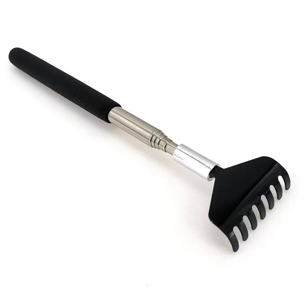 Telescopic Back Scratcher Scratching Backscratcher Massager Kit Back Scraper Extendable Telescoping Itch Health Products HIP black