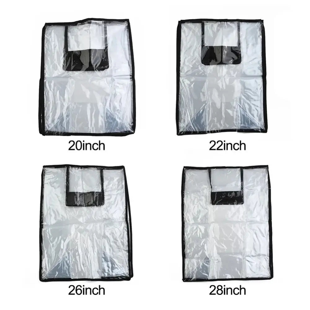PVC Clear Luggage Cover Protector – Fits 18 to 30 Inch Luggage Protector Cover HIP