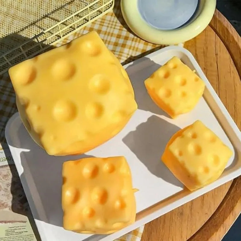 Cheese Slow Rebound Squeeze Fidget Toy – Office Desk Fun Fidget Squeeze Toy HIP