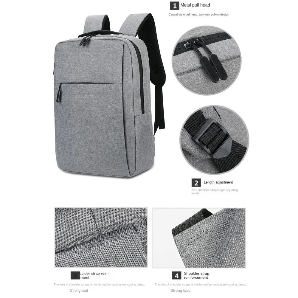 Oxford Cloth 15.6" Washable Business Backpack – Unisex Laptop Backpack HIP